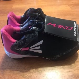 Easton girls softball cleats size 12